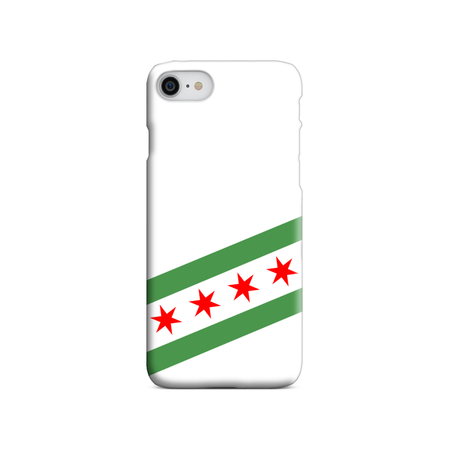 Chicago Flag Green River Slim Phone Case