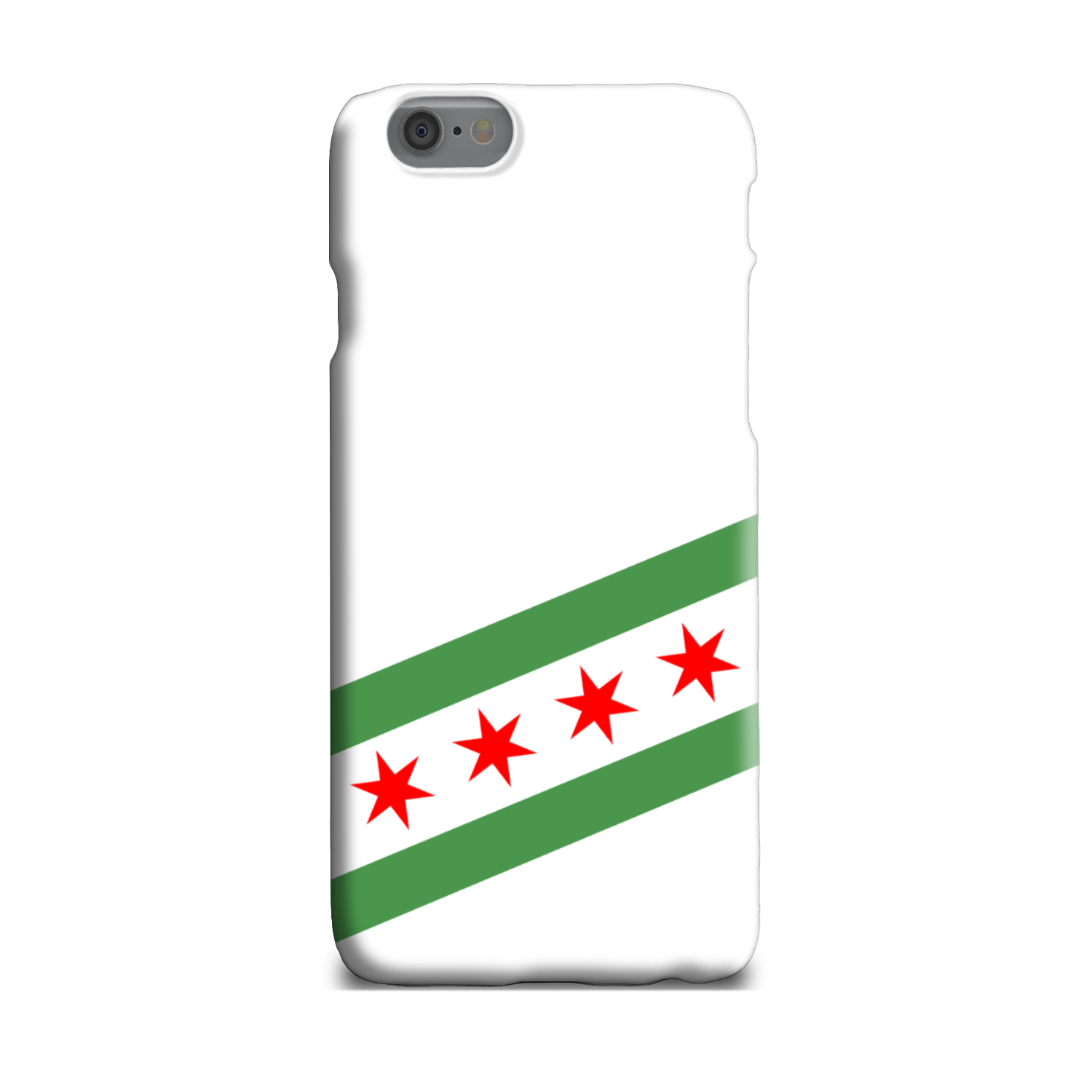 Chicago Flag Green River Slim Phone Case