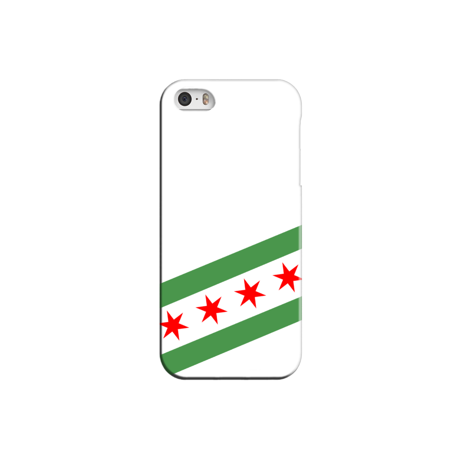 Chicago Flag Green River Slim Phone Case