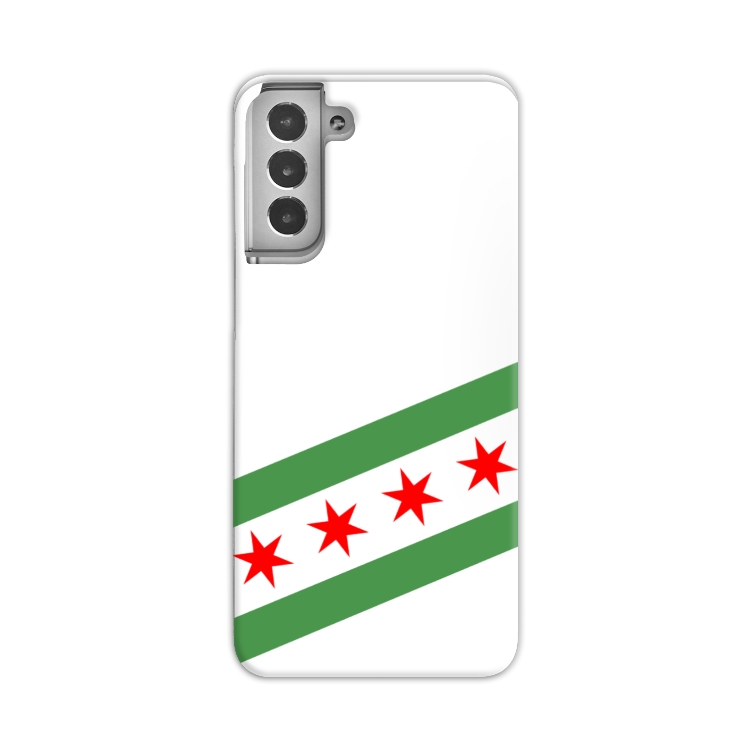 Chicago Flag Green River Slim Phone Case
