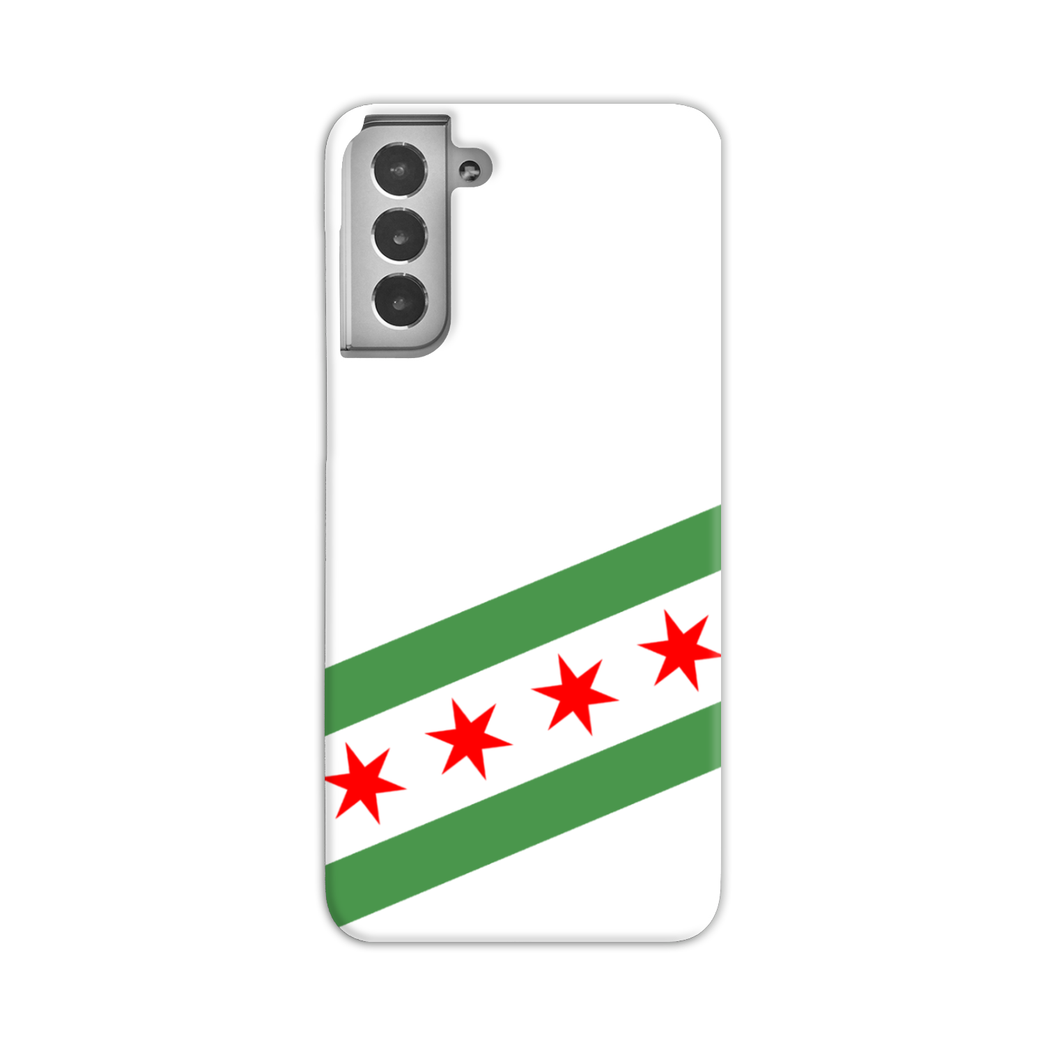 Chicago Flag Green River Slim Phone Case