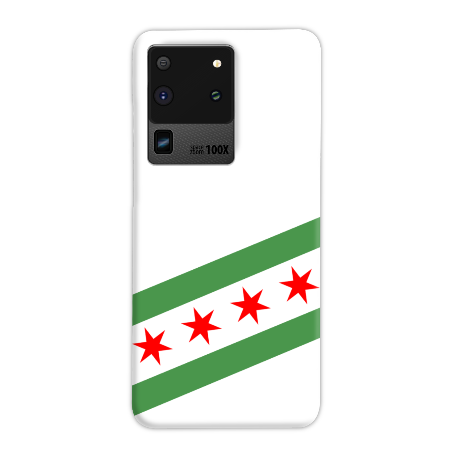 Chicago Flag Green River Slim Phone Case
