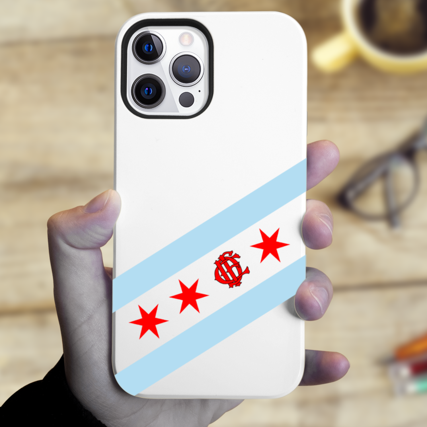 Chicago Flag FD/EMT Flag Tough Phone Case