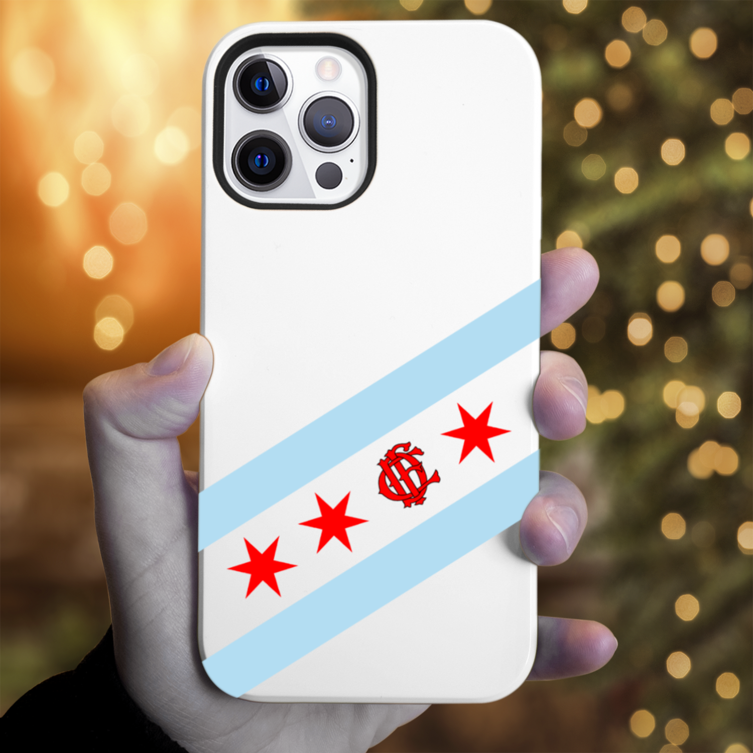 Chicago Flag FD/EMT Flag Tough Phone Case