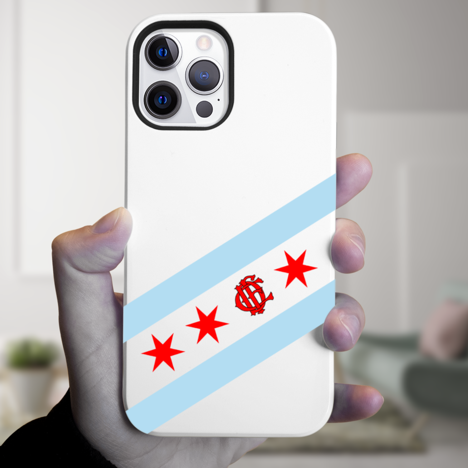 Chicago Flag FD/EMT Flag Tough Phone Case