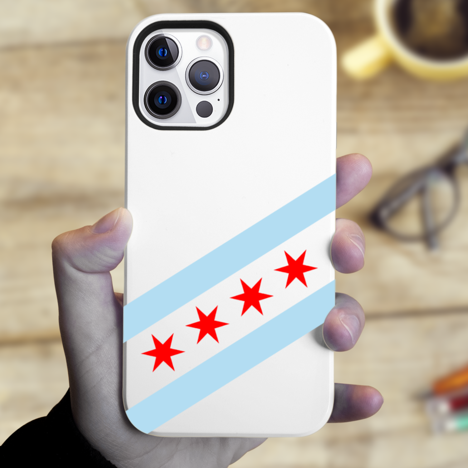 Chicago Flag Tough Phone Case