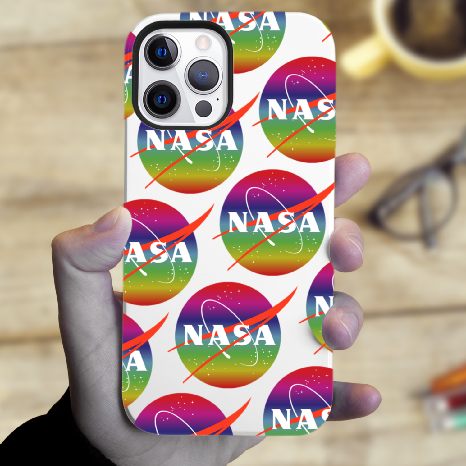 NASA Rainbow Tough Phone Case