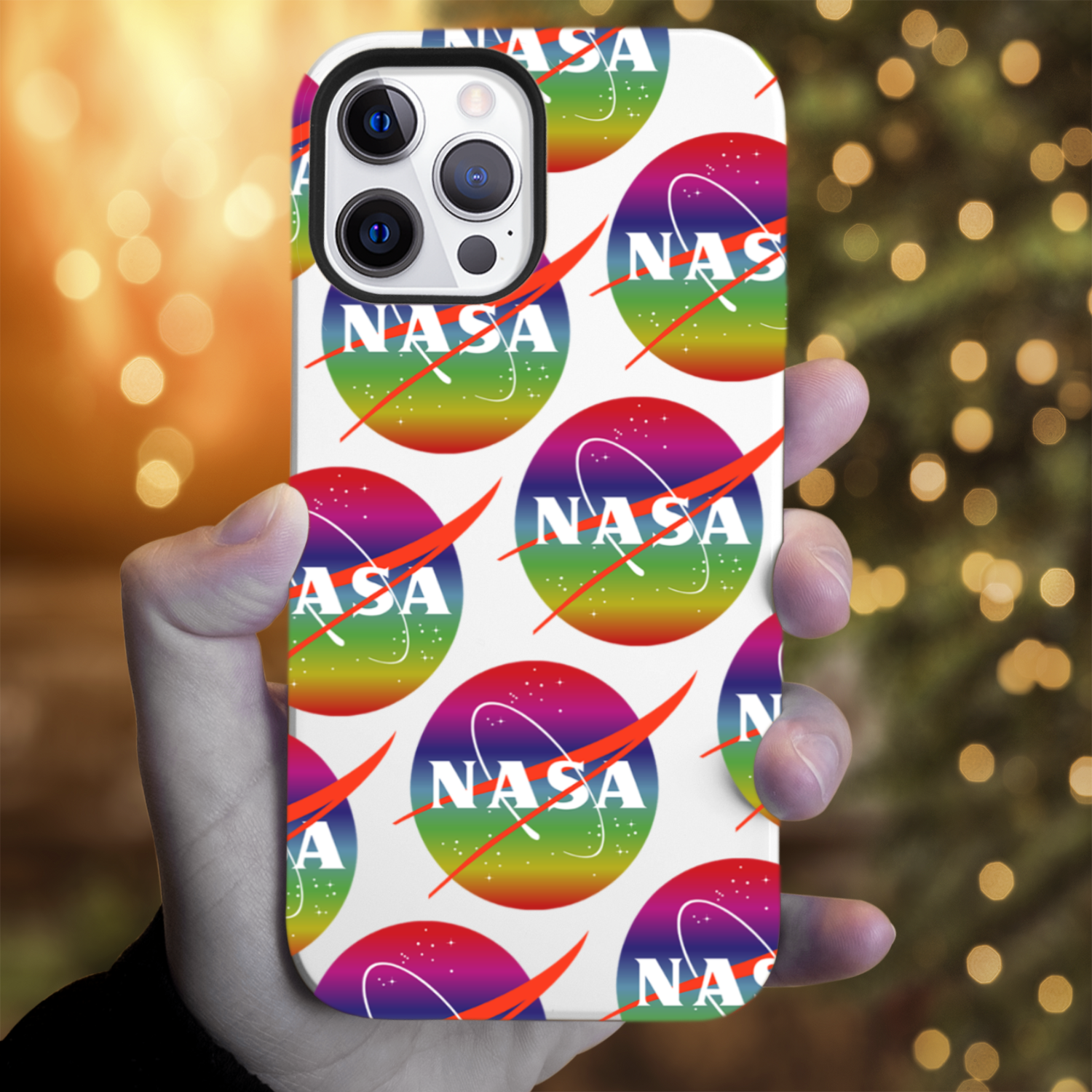 NASA Rainbow Tough Phone Case