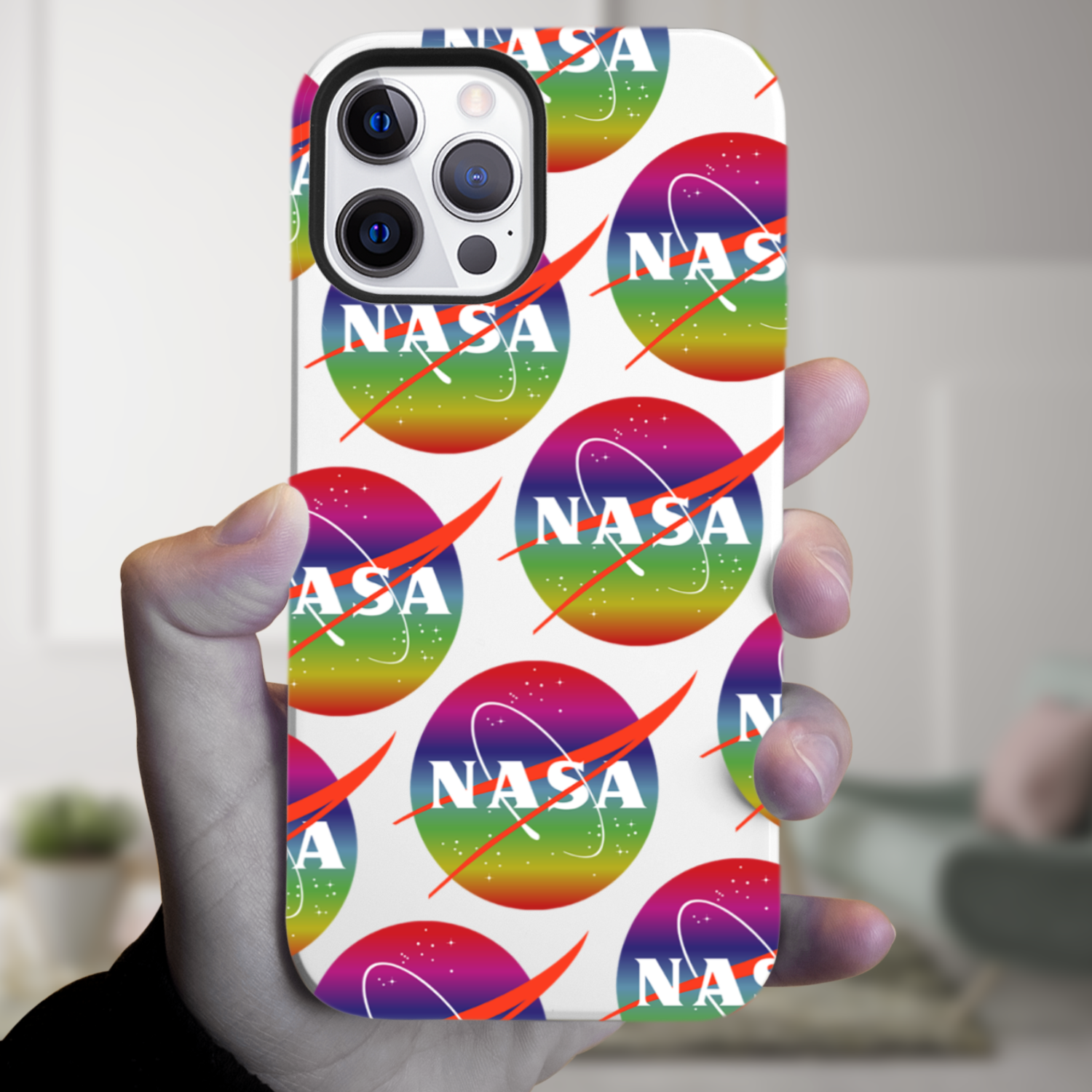NASA Rainbow Tough Phone Case