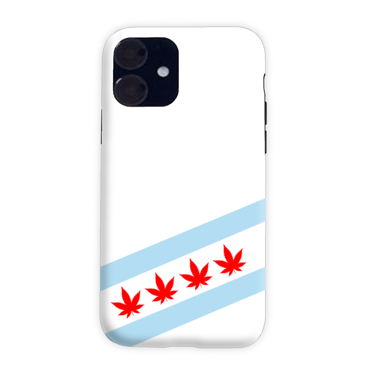 Chicago Flag Four Pot Leaf Tough Phone Case