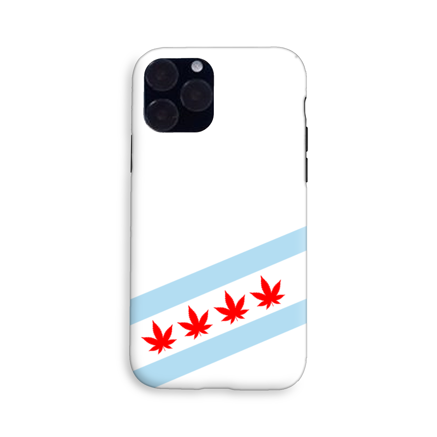 Chicago Flag Four Pot Leaf Tough Phone Case