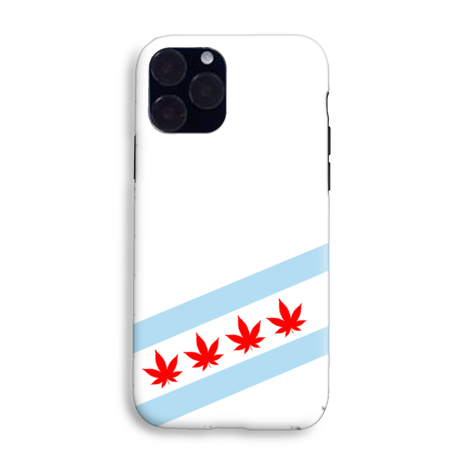 Chicago Flag Four Pot Leaf Tough Phone Case
