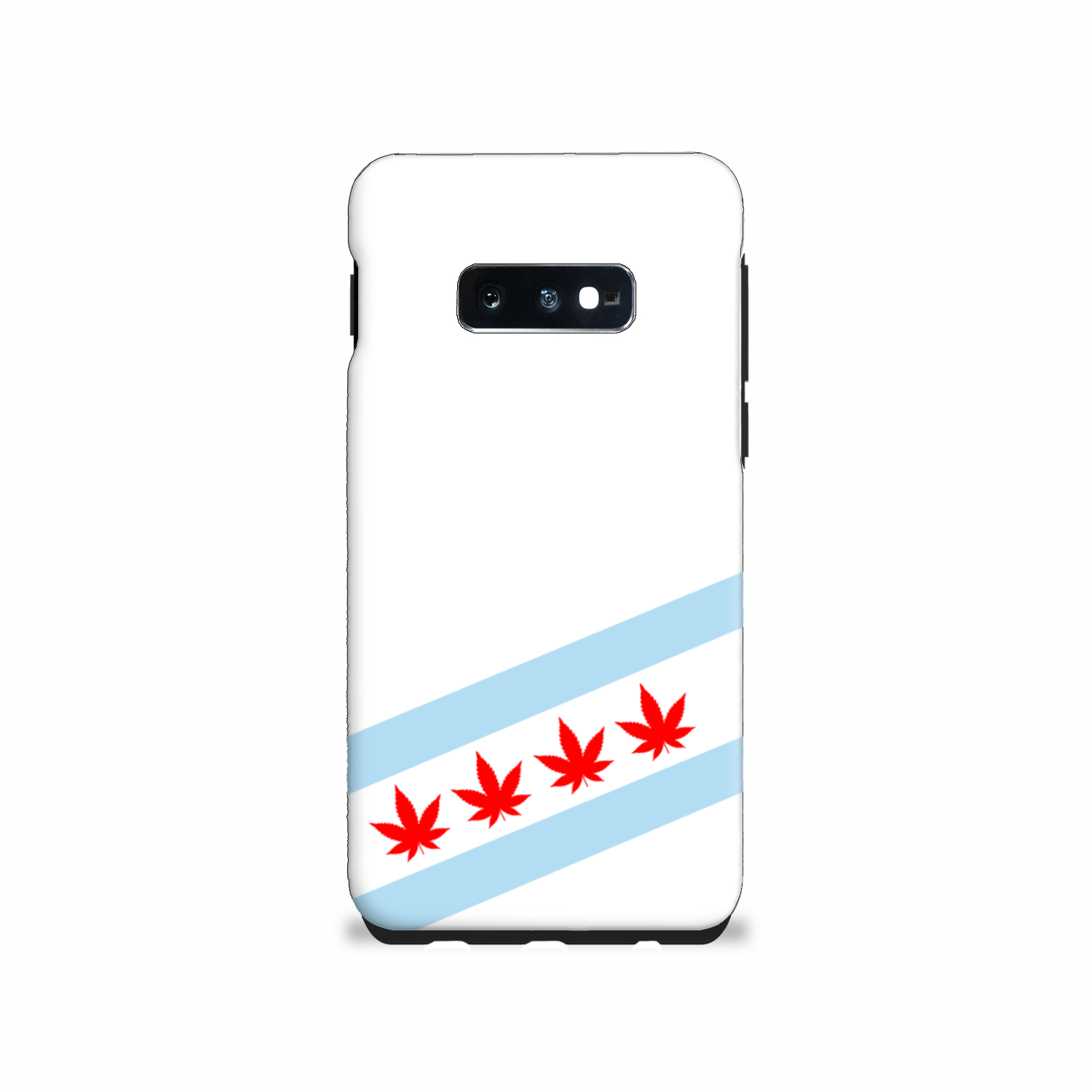Chicago Flag Four Pot Leaf Tough Phone Case