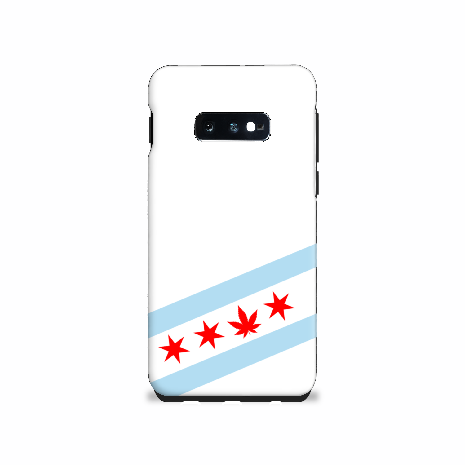 Chicago Flag Single Pot Leaf Tough Phone Case