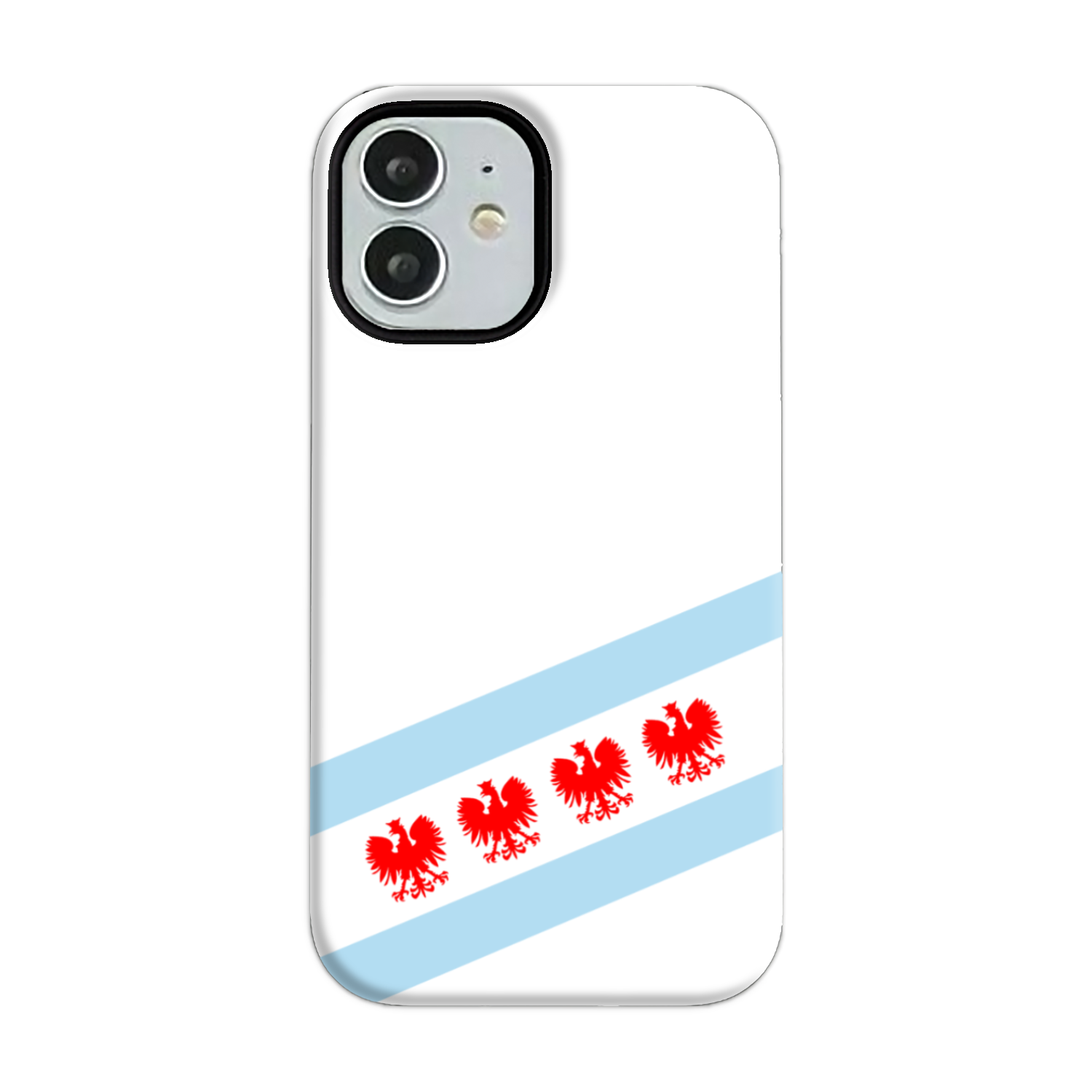 Chicago Flag Polish Four Eagle Tough Phone Case