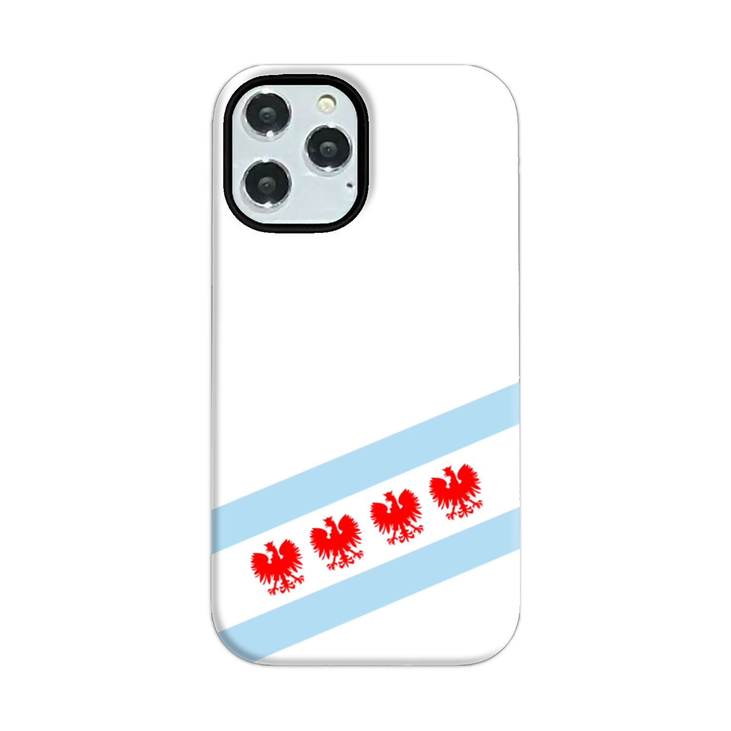 Chicago Flag Polish Four Eagle Tough Phone Case
