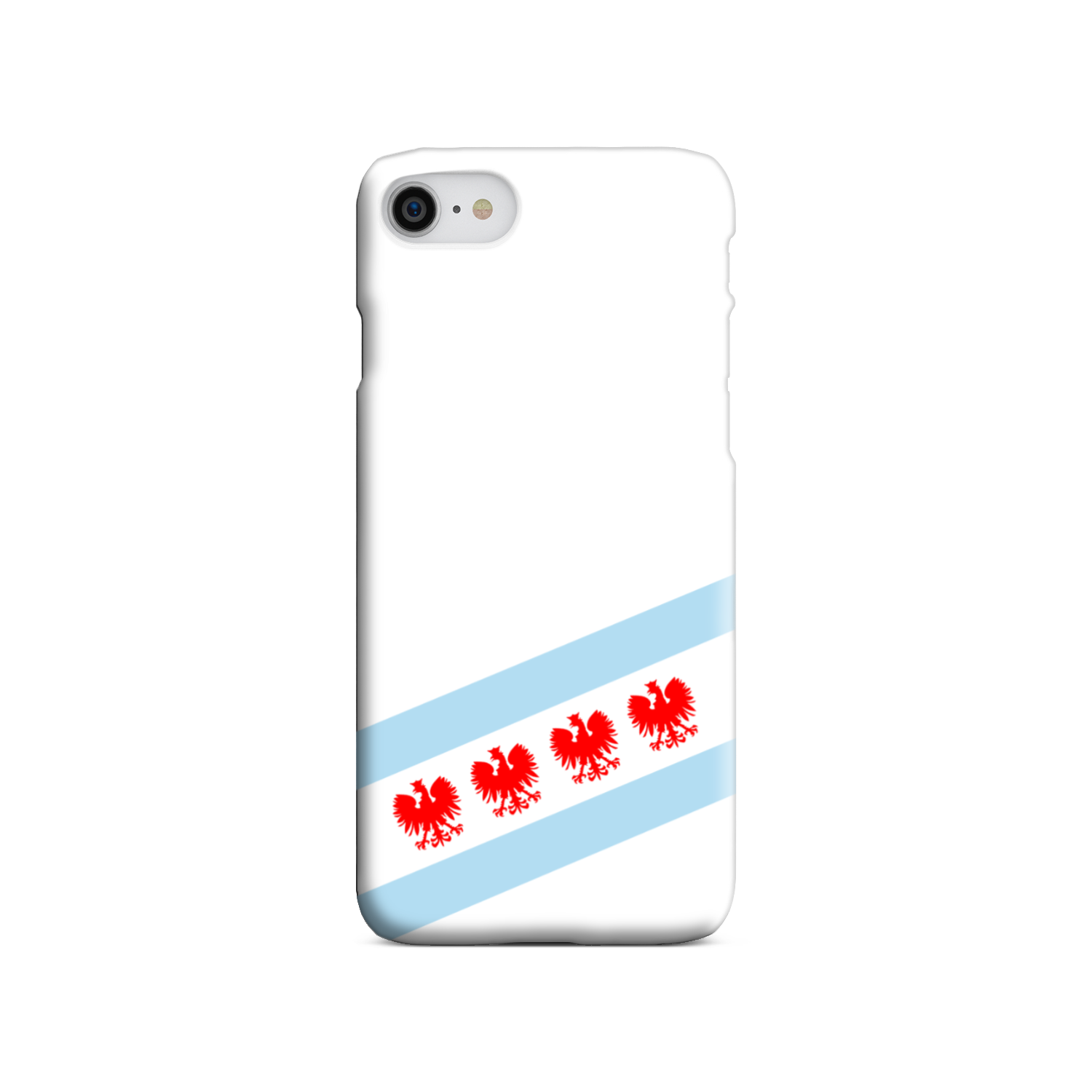Chicago Flag Polish Four Eagle Tough Phone Case