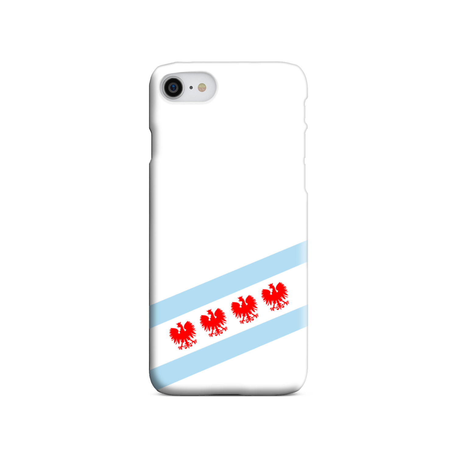 Chicago Flag Polish Four Eagle Tough Phone Case
