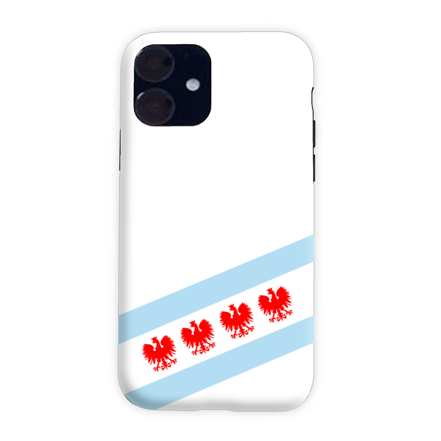 Chicago Flag Polish Four Eagle Tough Phone Case