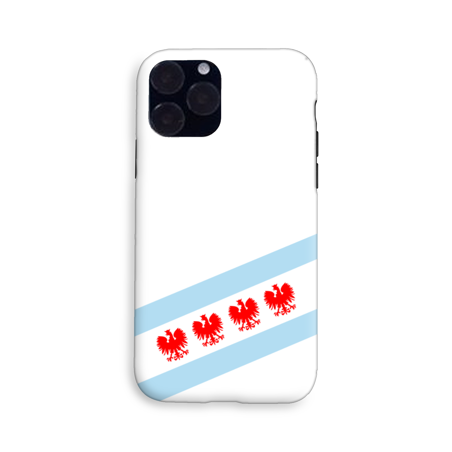 Chicago Flag Polish Four Eagle Tough Phone Case