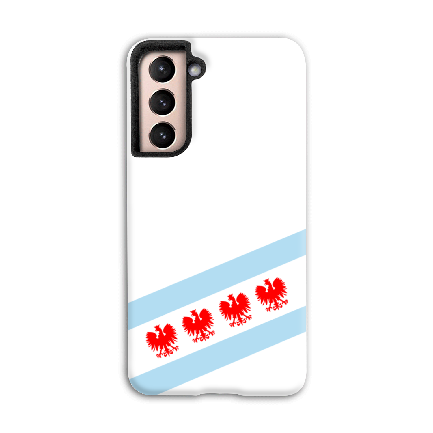 Chicago Flag Polish Four Eagle Tough Phone Case