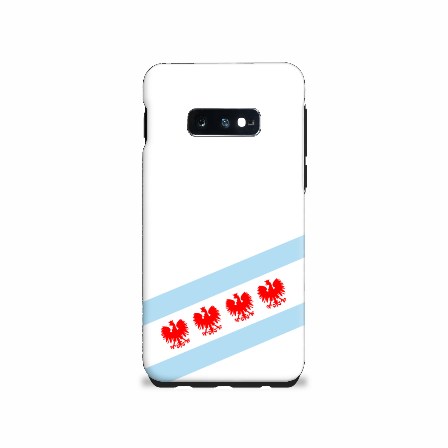Chicago Flag Polish Four Eagle Tough Phone Case