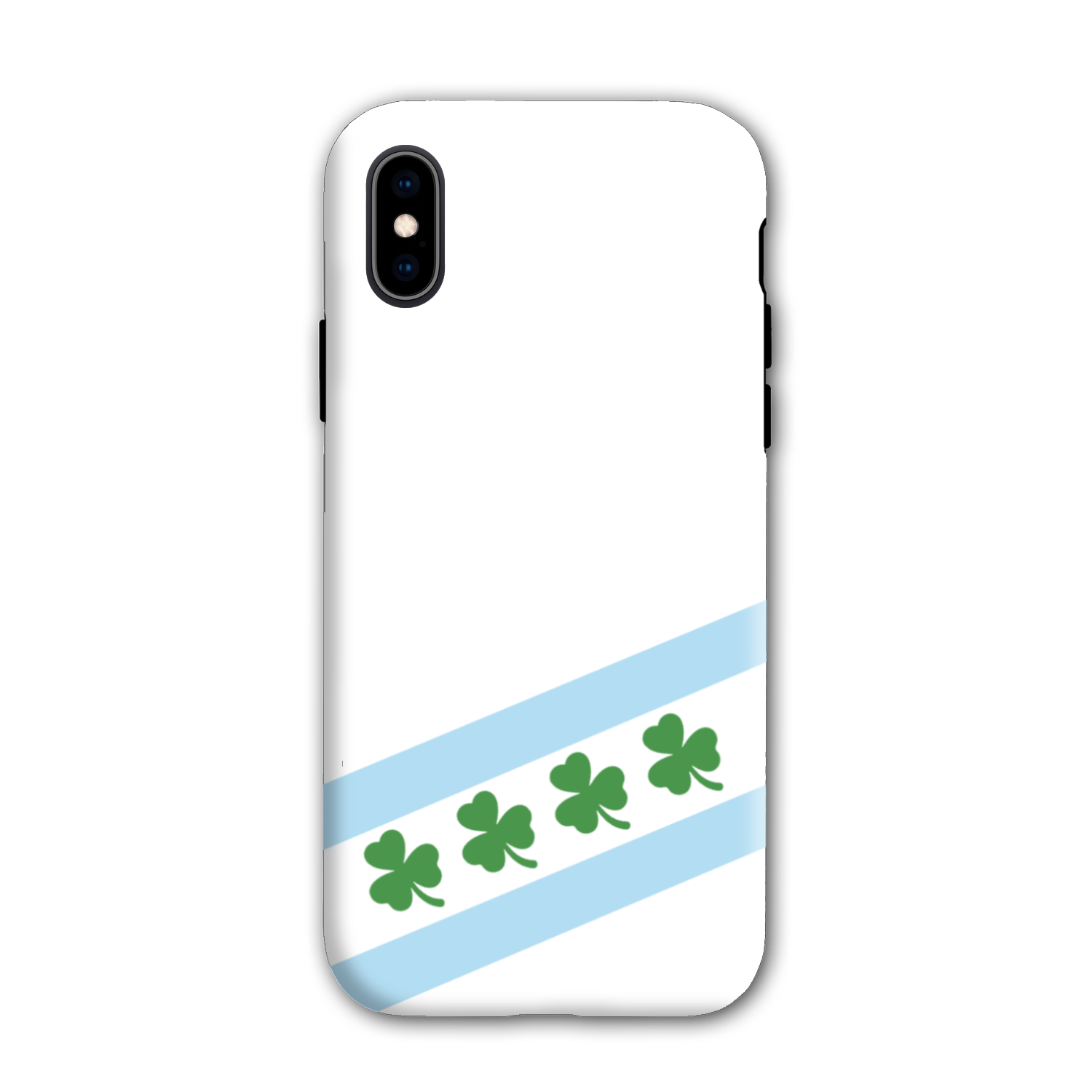 Chicago Flag Shamrock Tough Phone Case