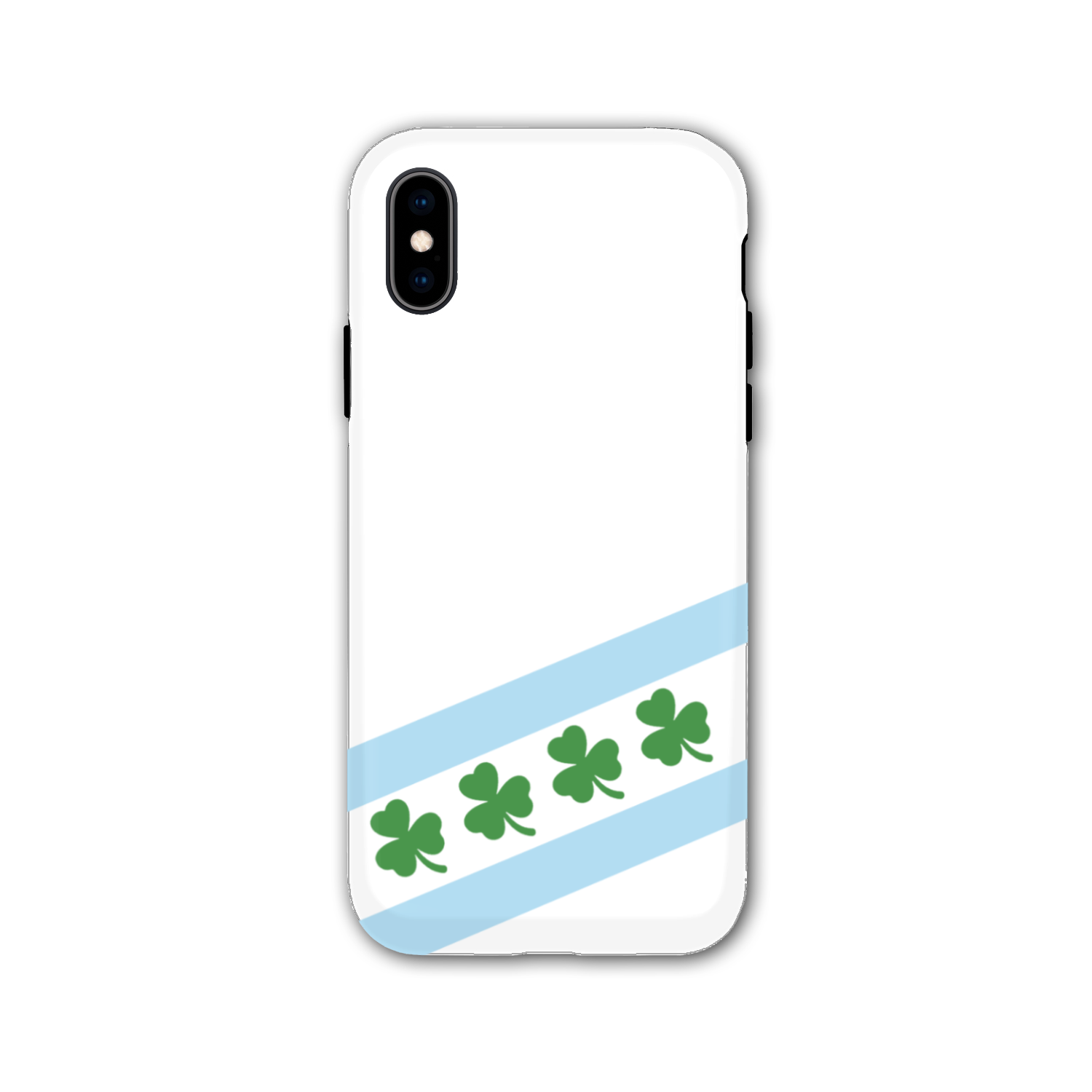 Chicago Flag Shamrock Tough Phone Case