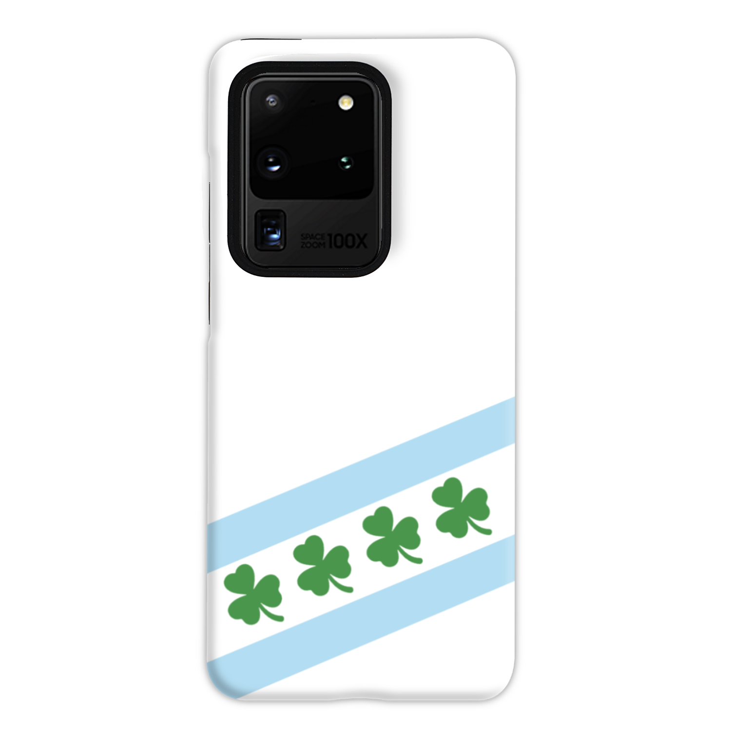 Chicago Flag Shamrock Tough Phone Case