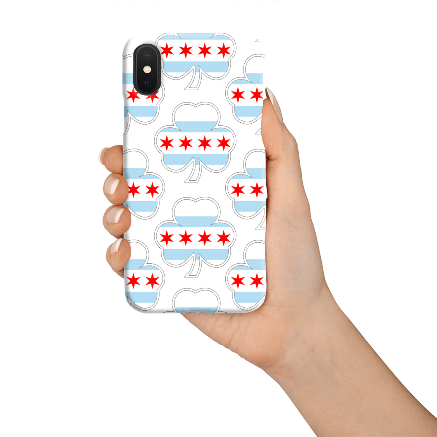 Chicago Flag Shamrock St. Patty's Tough Phone Case