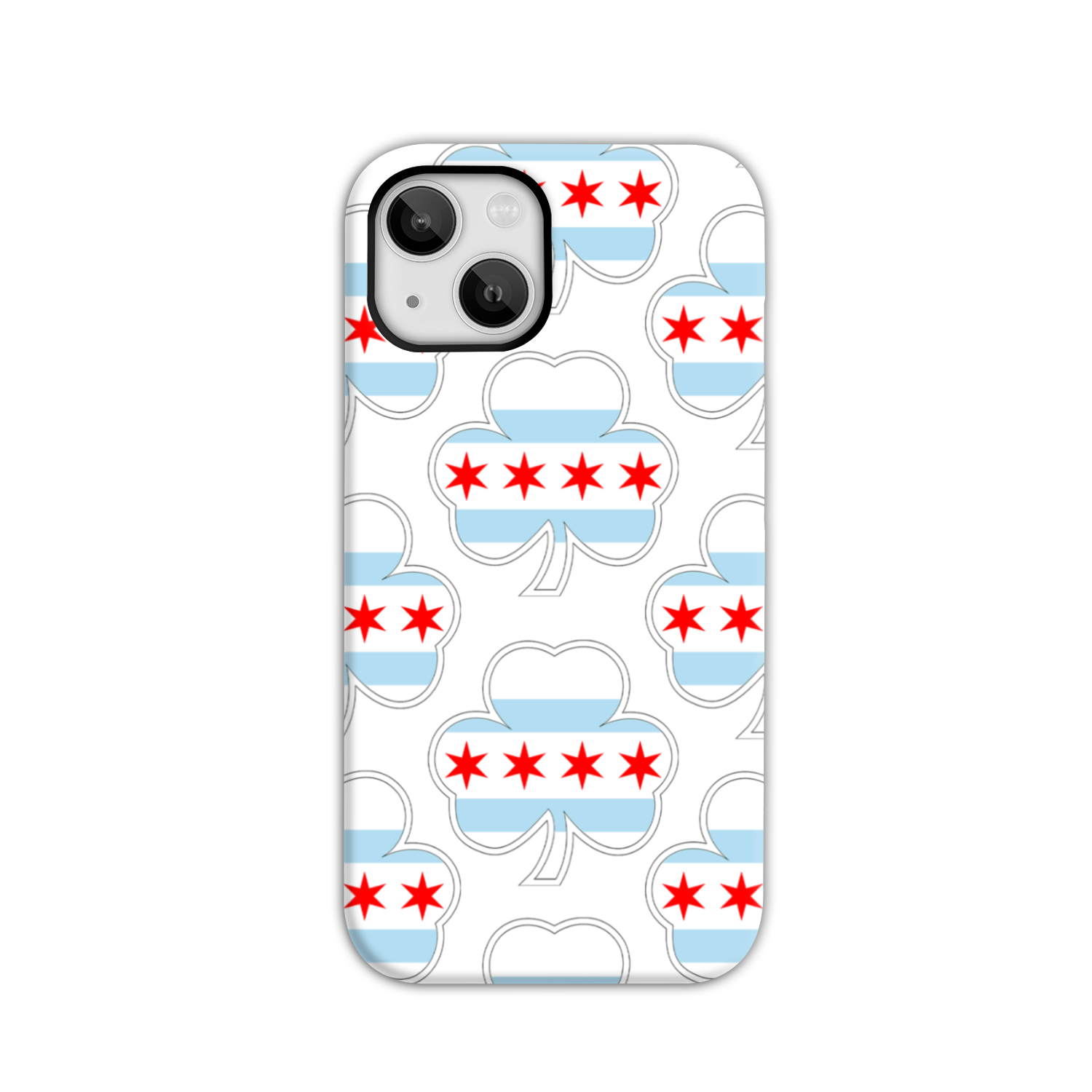 Chicago Flag Shamrock St. Patty's Tough Phone Case