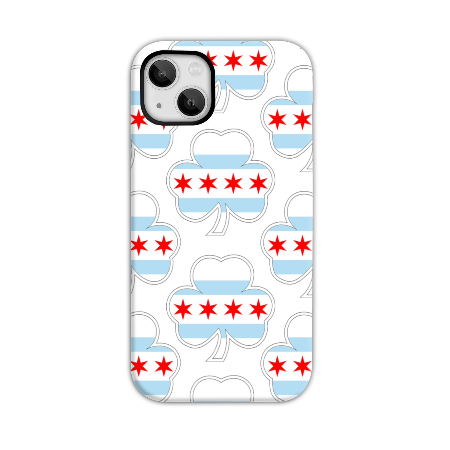 Chicago Flag Shamrock St. Patty's Tough Phone Case