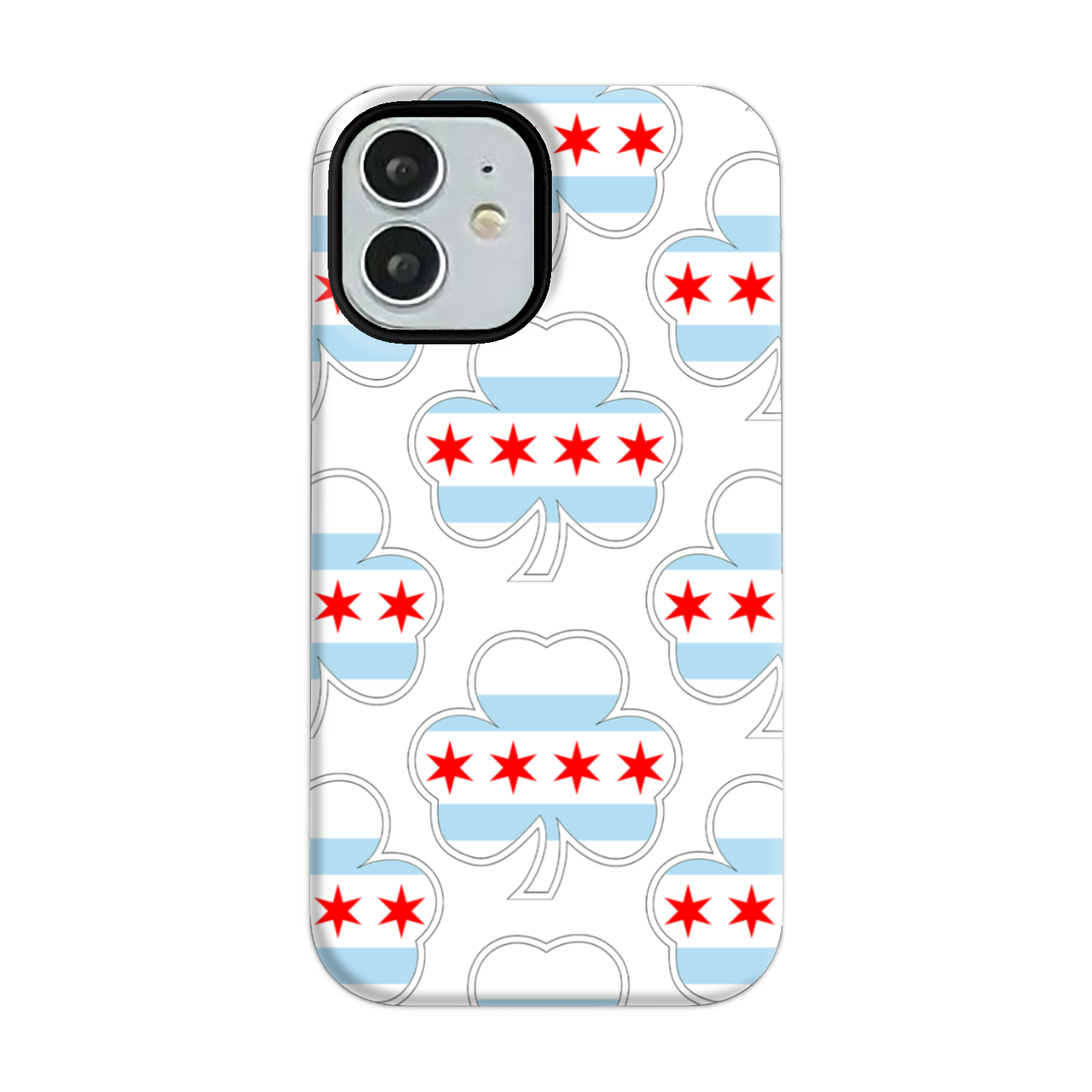 Chicago Flag Shamrock St. Patty's Tough Phone Case