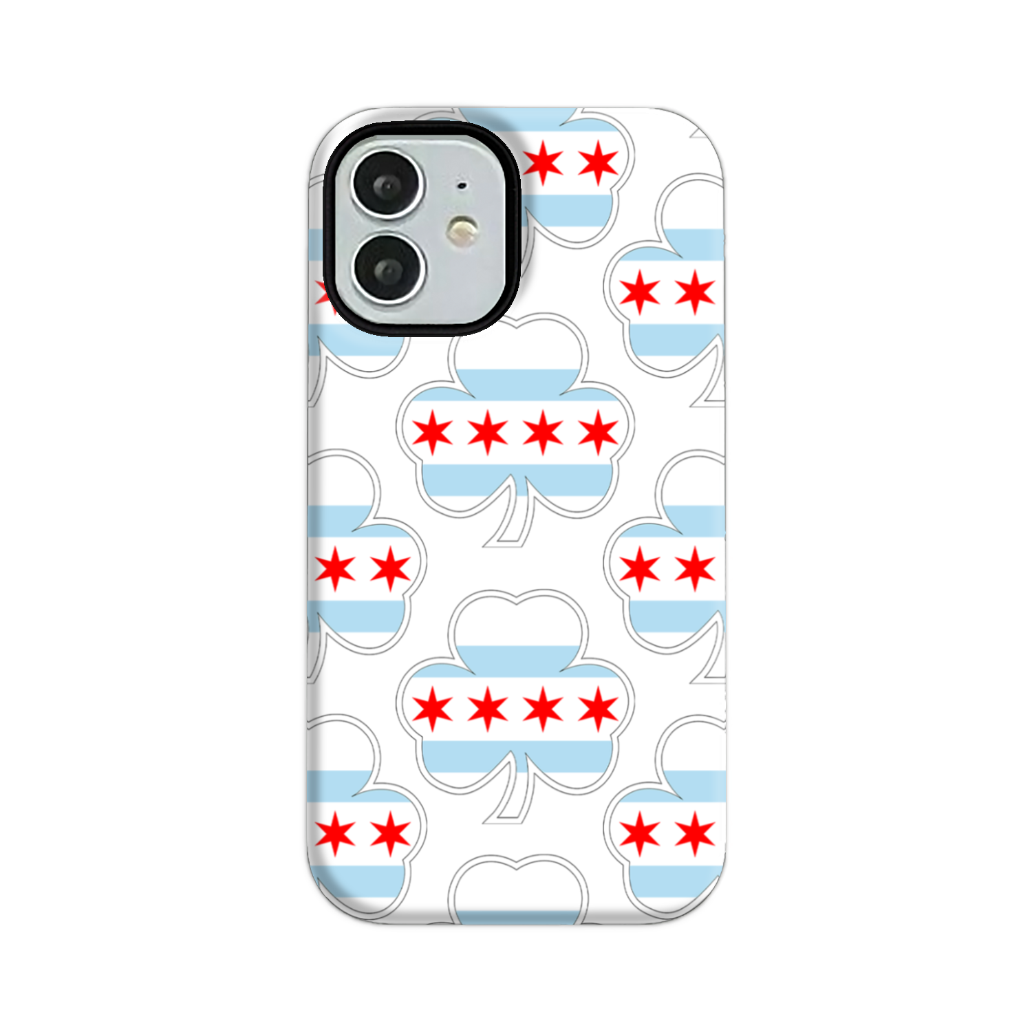 Chicago Flag Shamrock St. Patty's Tough Phone Case