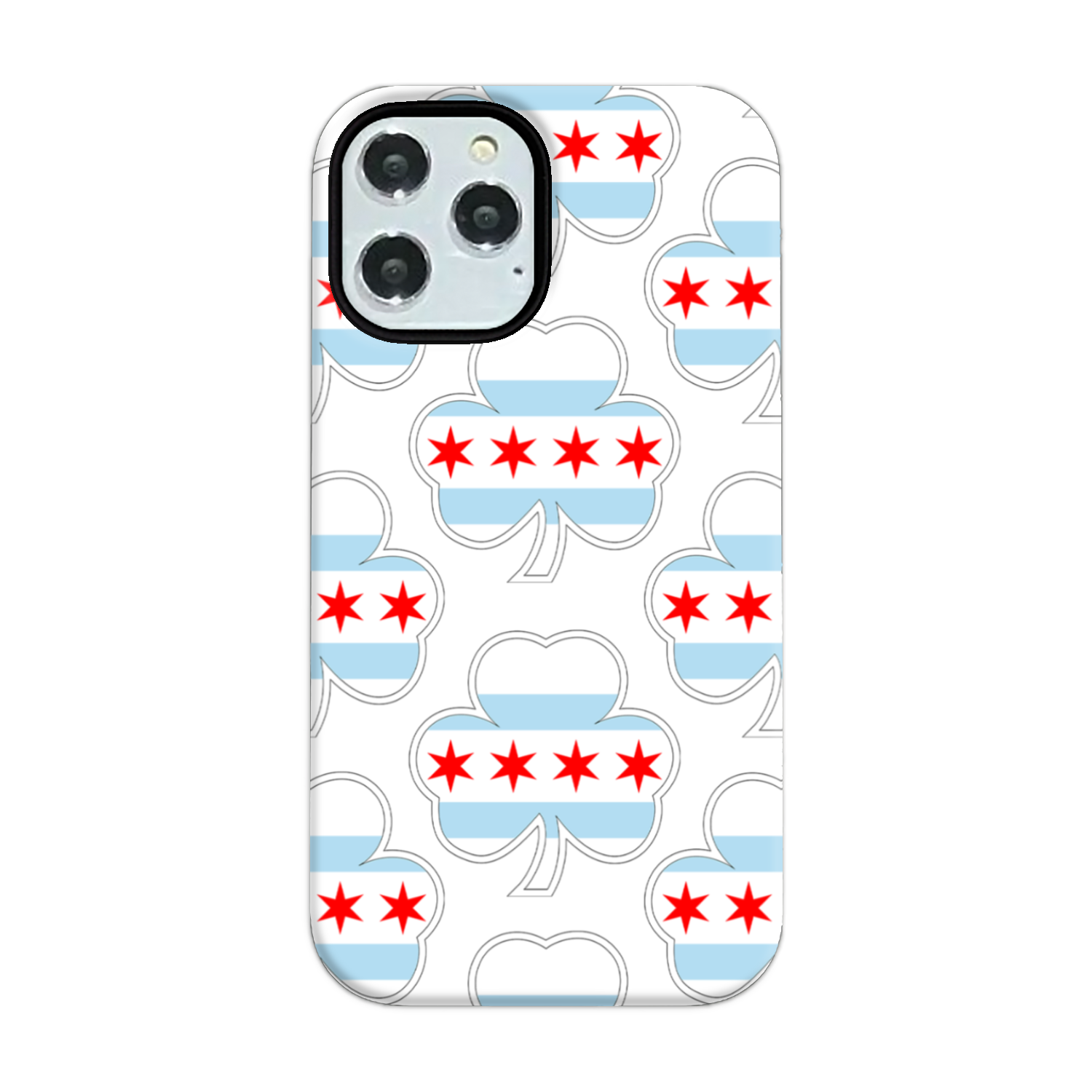 Chicago Flag Shamrock St. Patty's Tough Phone Case