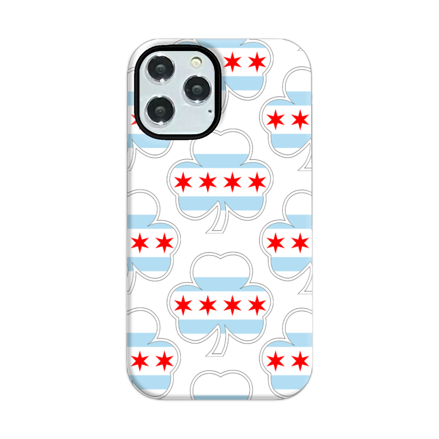 Chicago Flag Shamrock St. Patty's Tough Phone Case