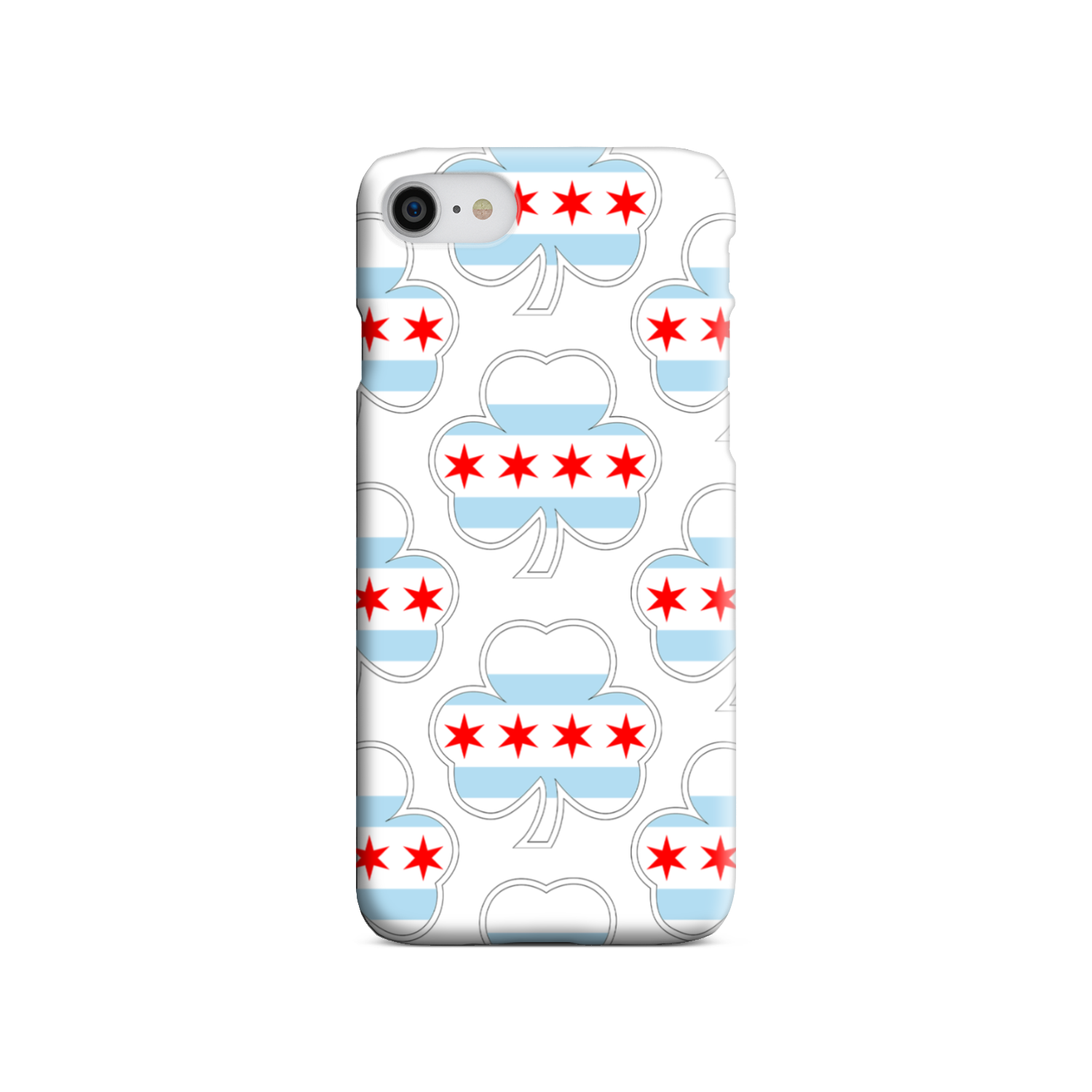 Chicago Flag Shamrock St. Patty's Tough Phone Case