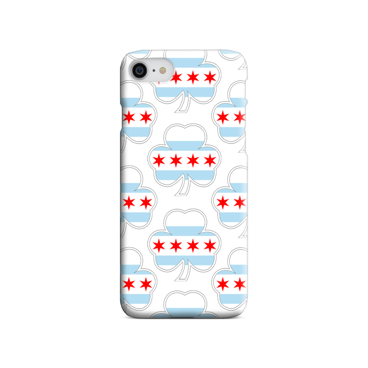 Chicago Flag Shamrock St. Patty's Tough Phone Case