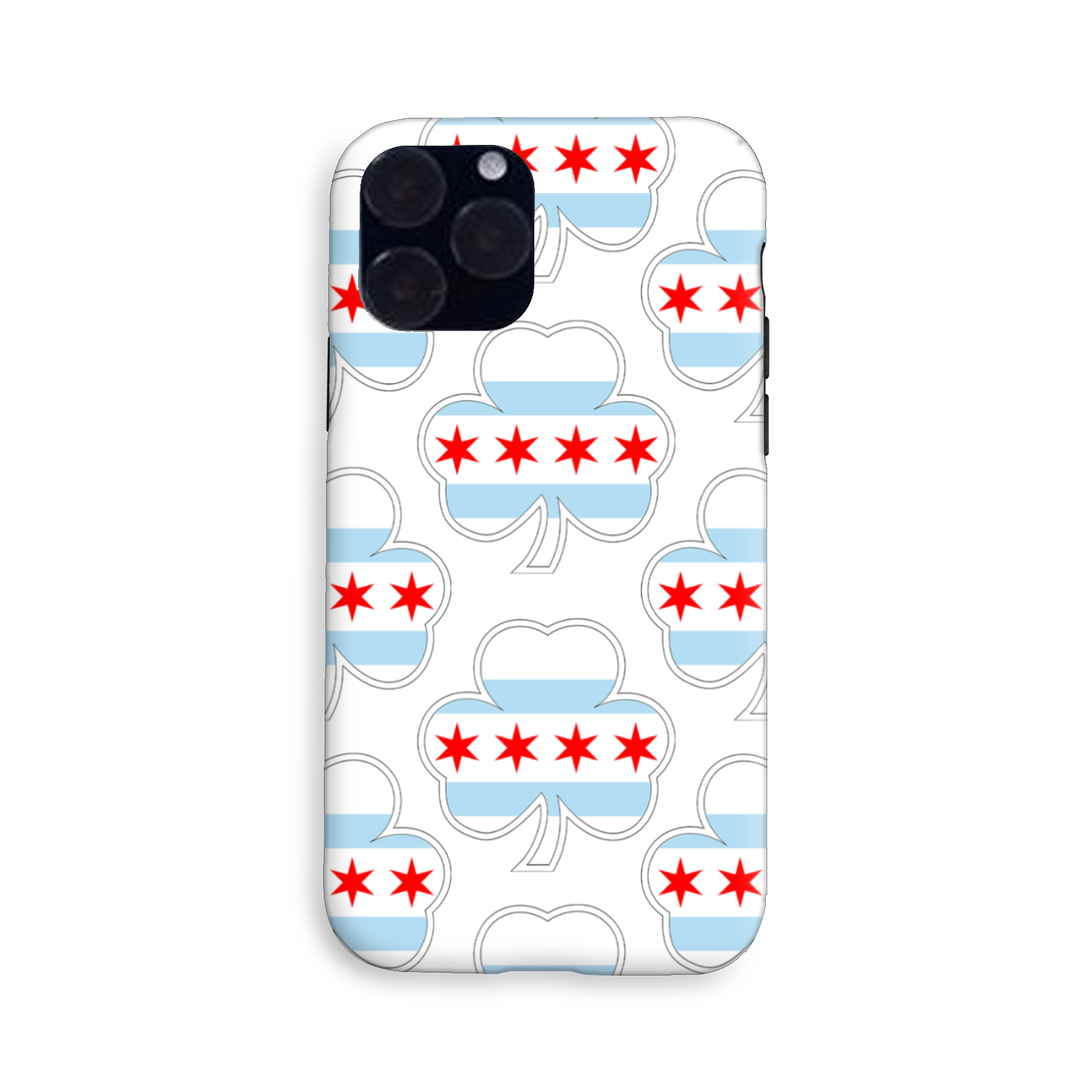 Chicago Flag Shamrock St. Patty's Tough Phone Case
