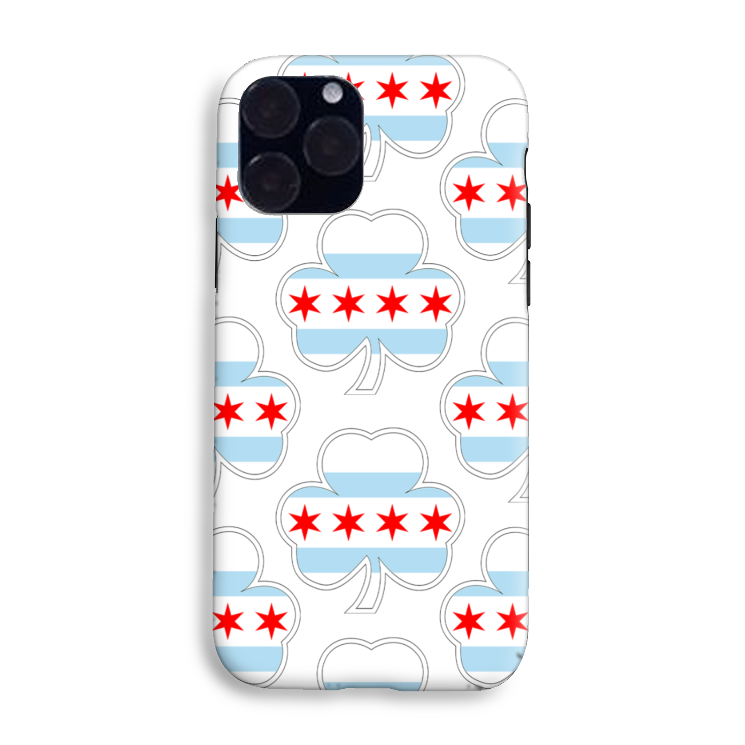 Chicago Flag Shamrock St. Patty's Tough Phone Case