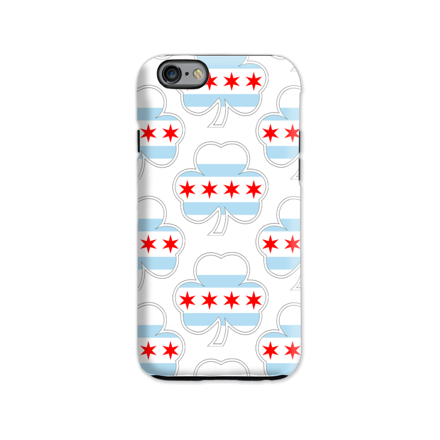 Chicago Flag Shamrock St. Patty's Tough Phone Case