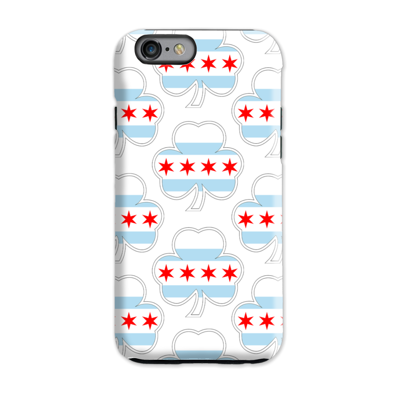 Chicago Flag Shamrock St. Patty's Tough Phone Case