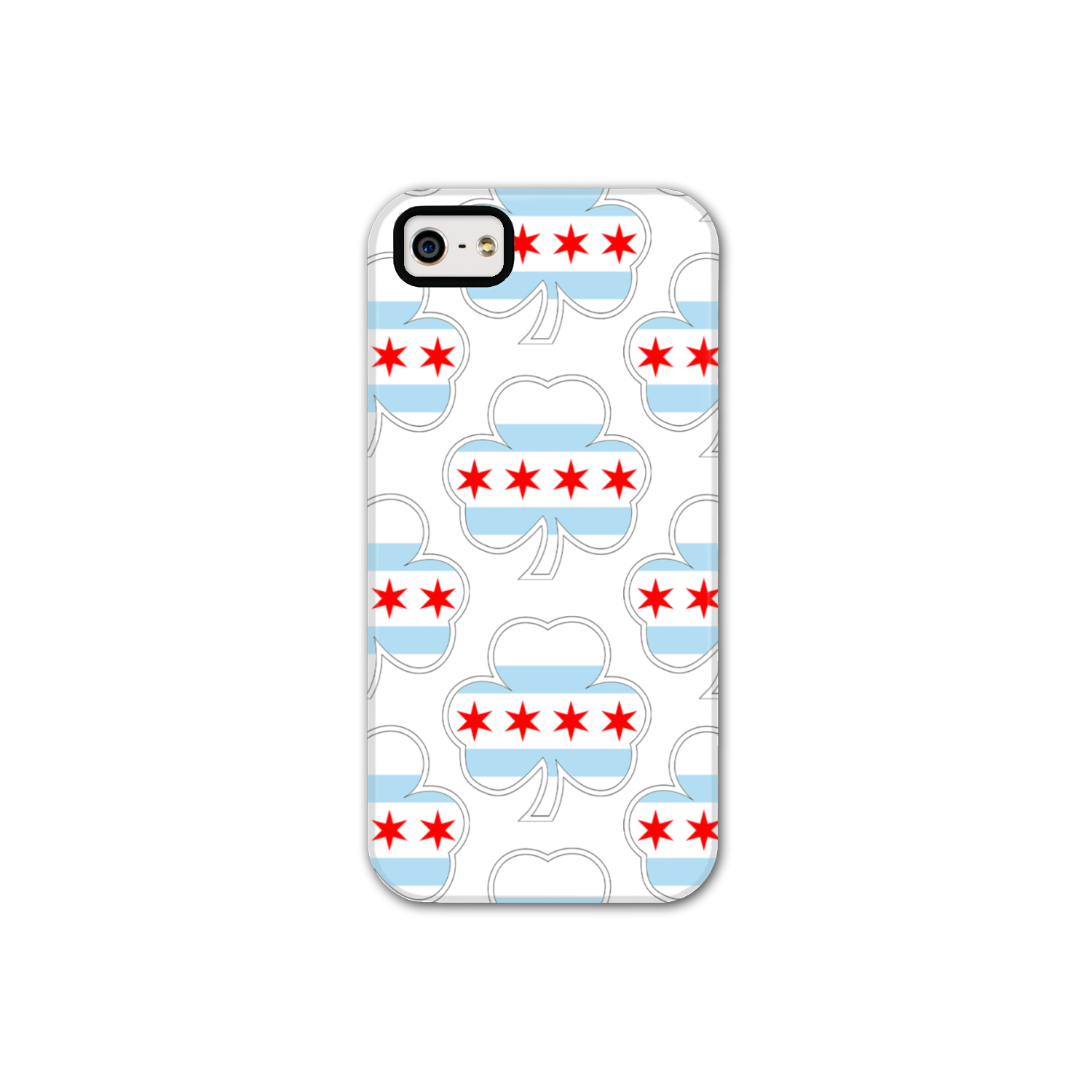 Chicago Flag Shamrock St. Patty's Tough Phone Case