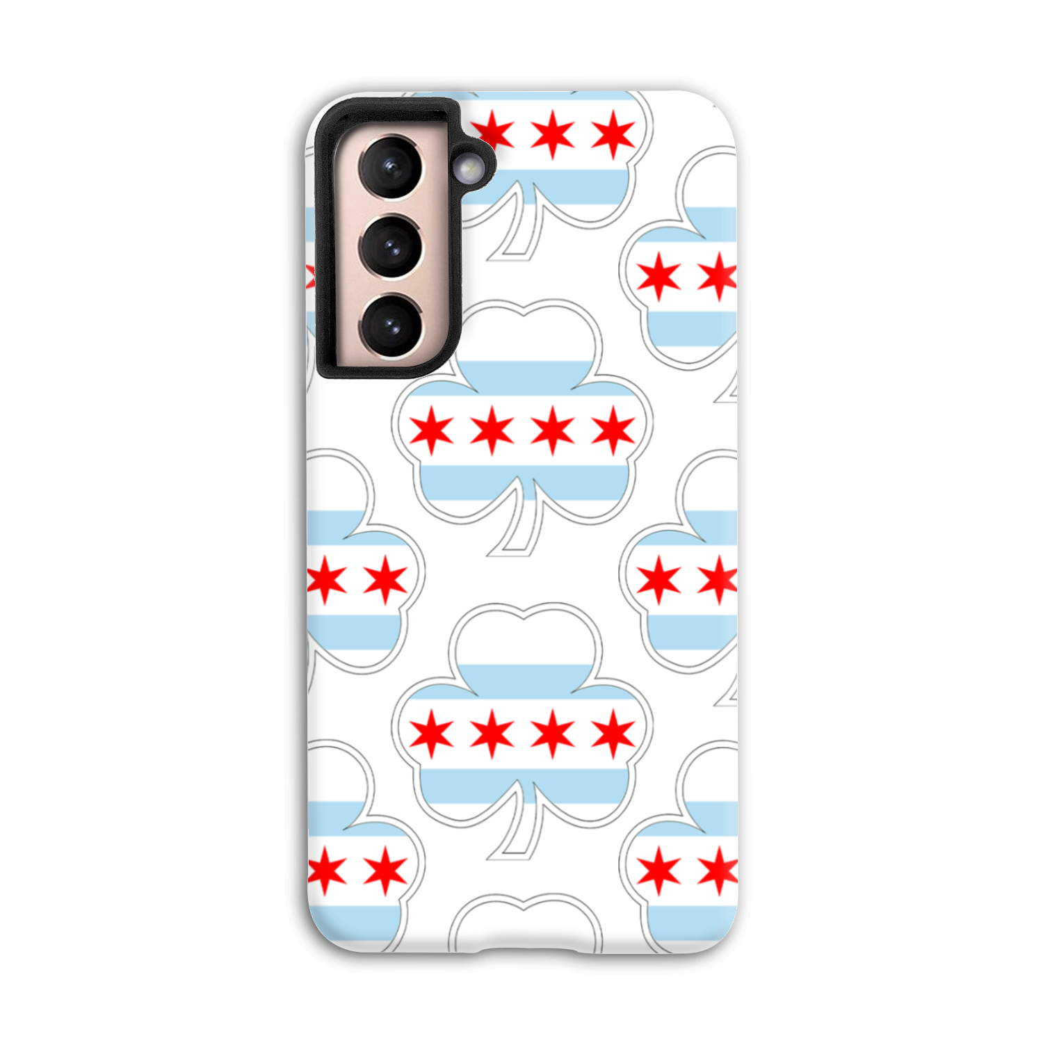 Chicago Flag Shamrock St. Patty's Tough Phone Case