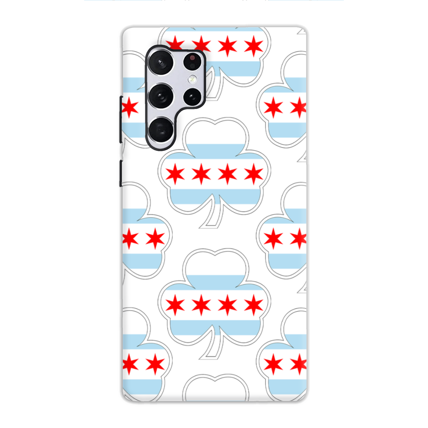 Chicago Flag Shamrock St. Patty's Tough Phone Case