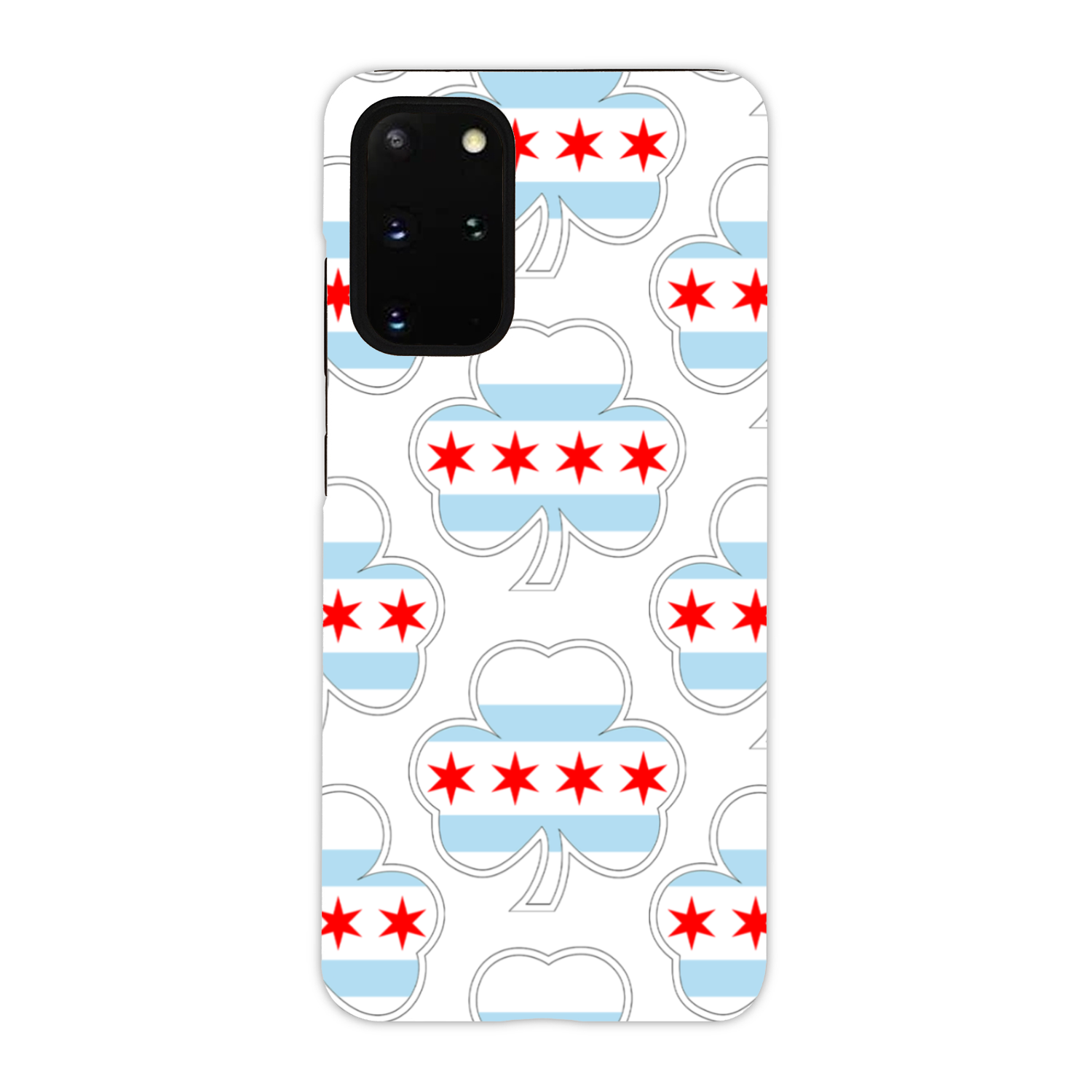 Chicago Flag Shamrock St. Patty's Tough Phone Case