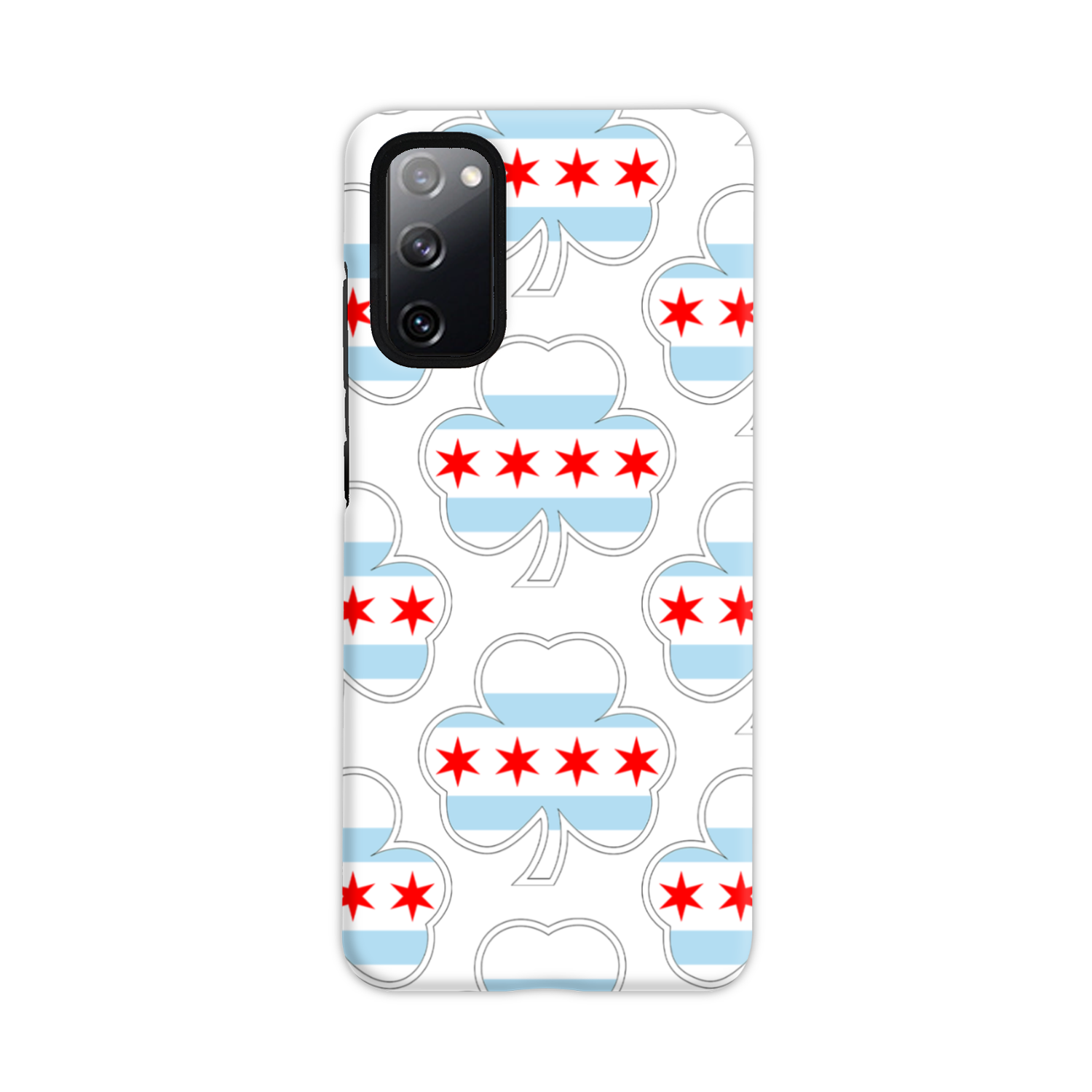 Chicago Flag Shamrock St. Patty's Tough Phone Case