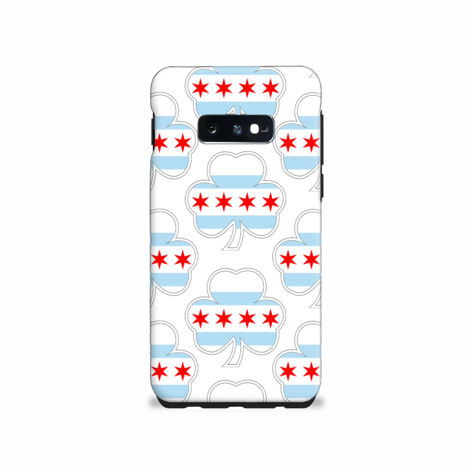 Chicago Flag Shamrock St. Patty's Tough Phone Case