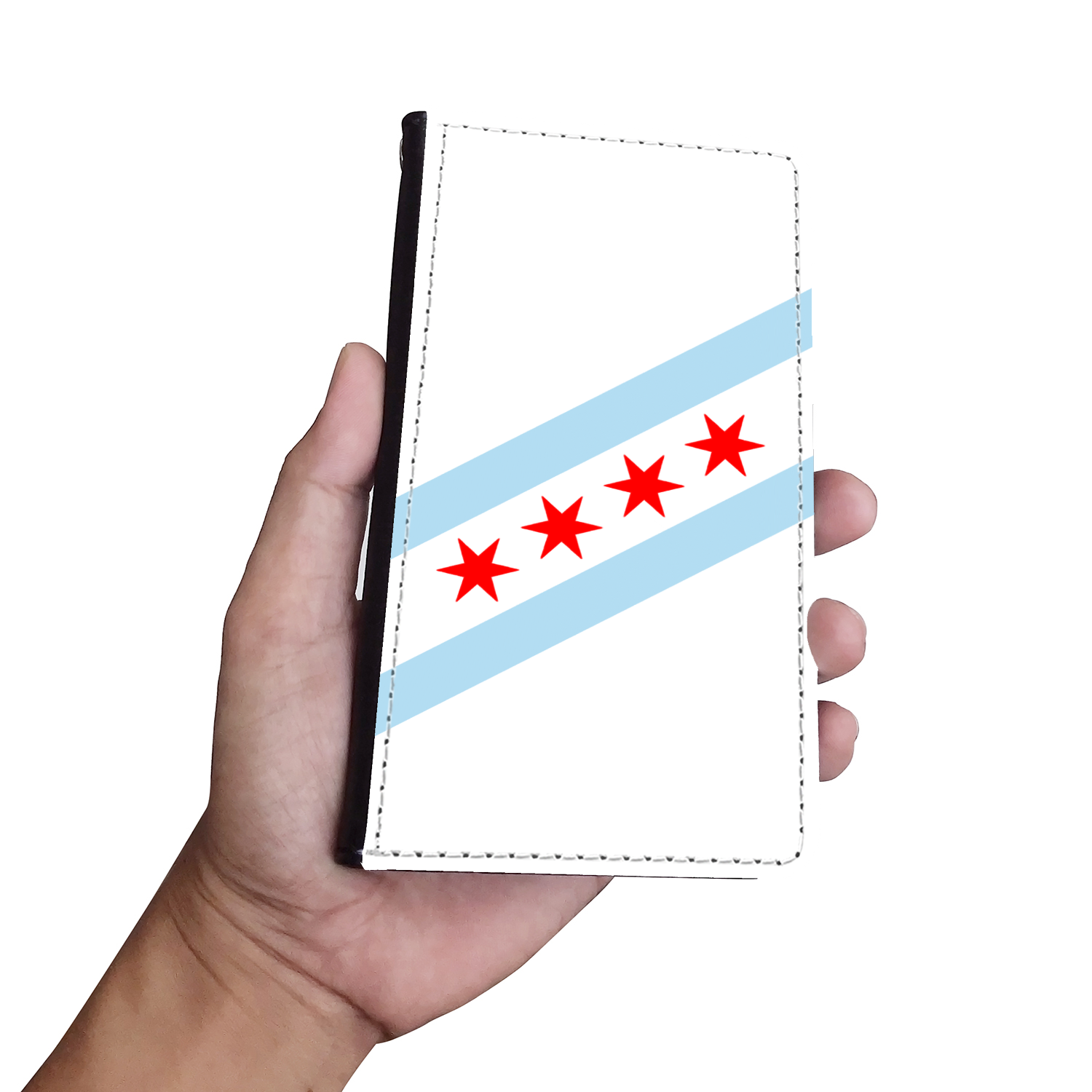 Chicago Flag Wallet Phone Case