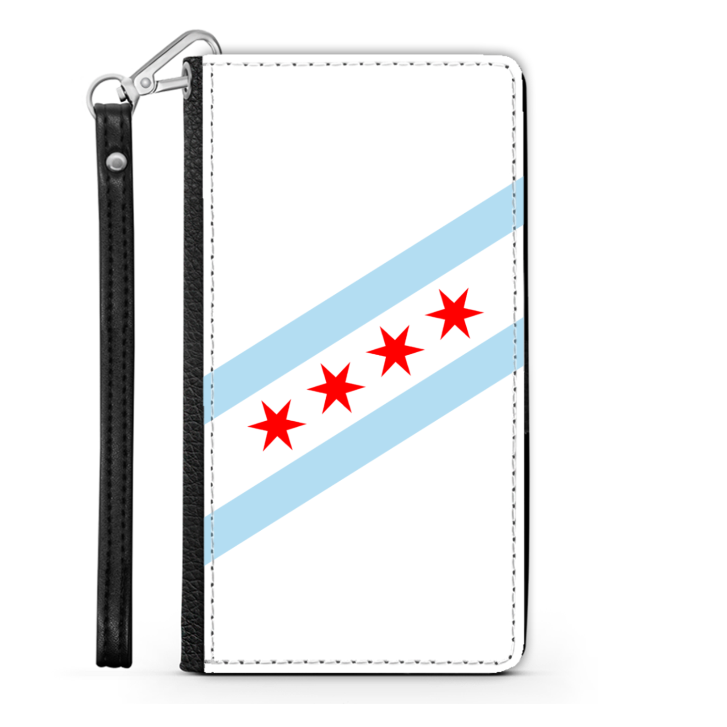 Chicago Flag Wallet Phone Case
